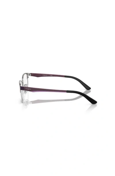 Vogue Eyewear 52mm Square Optical Glasses In Purple