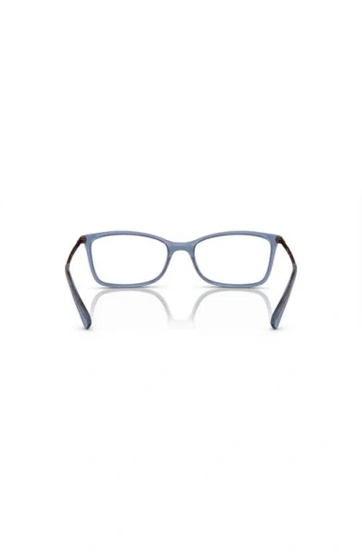 Vogue Eyewear 54mm Rectangle Optical Glasses In Blue