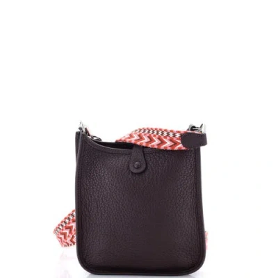 Pre-owned Hermes  Hermes Evelyne Bag Gen Iii Clemence Tpm In Brown