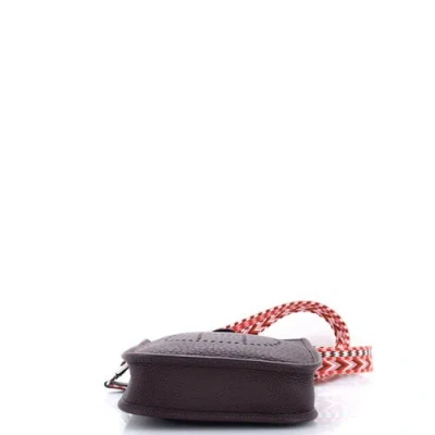 Pre-owned Hermes  Hermes Evelyne Bag Gen Iii Clemence Tpm In Brown