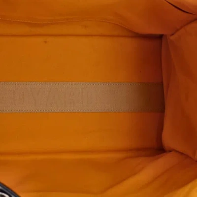 Pre-owned Goyard  Goyard Saint Leger Briefcase Backpack Coated Canvas In Gray