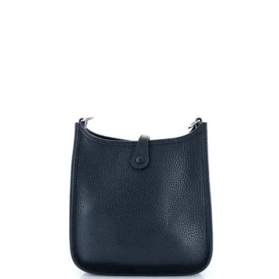 Pre-owned Hermes  Hermes Evelyne Bag Gen Iii Clemence Tpm In Blue