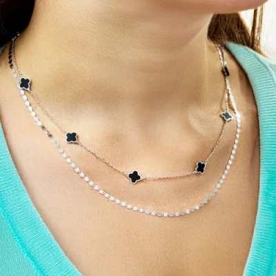 The Lovery Fine Jewelry Disco Link Chain Necklace In Metallic