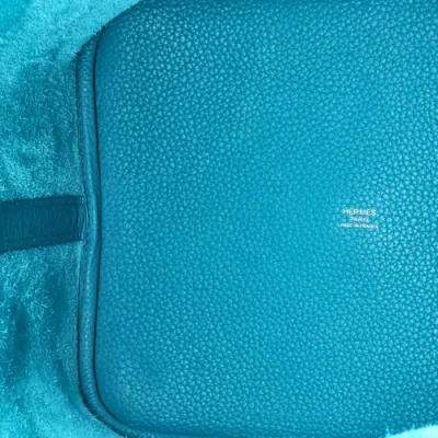 Pre-owned Hermes  Hermes Picotin Lock Bag Clemence Gm In Neutral