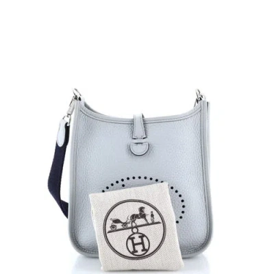 Pre-owned Hermes  Hermes Evelyne Bag Gen Iii Clemence Tpm In Burgundy