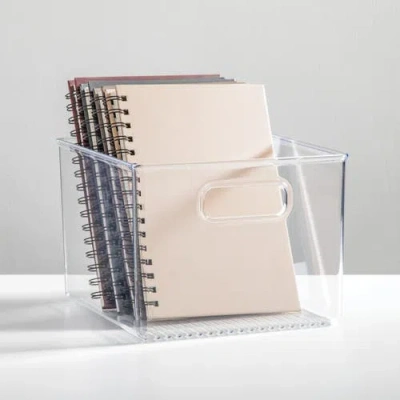 Idesign Pantry Storage Bin With Handles In Transparent