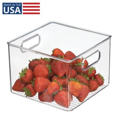 Idesign Pantry Storage Bin With Handles In Transparent