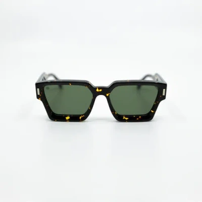 Taxxon Eyewear 008 Sunglasses With Tortoise Frame In Green
