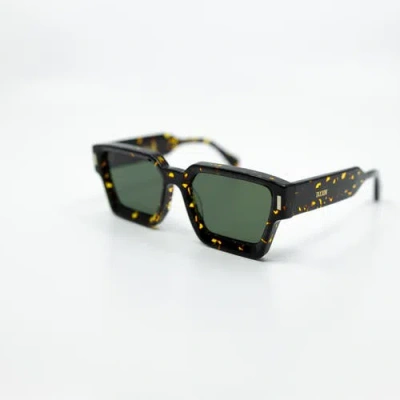 Taxxon Eyewear 008 Sunglasses With Tortoise Frame In Green