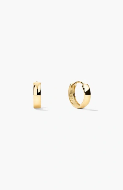 Mejuri Bold Huggie Hoops In Gold