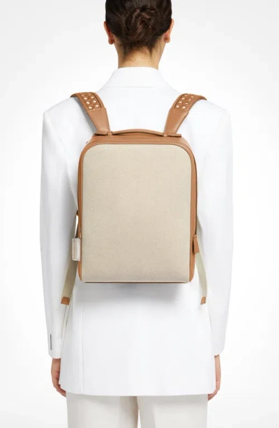 Aviteur Cristallo Mini Backpack In Brown