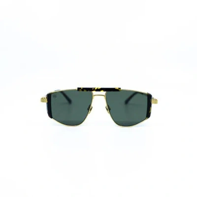 Taxxon Eyewear Five-o Sunglasses With Havana Frame In Green