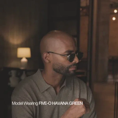 Taxxon Eyewear Five-o Sunglasses With Havana Frame In Green