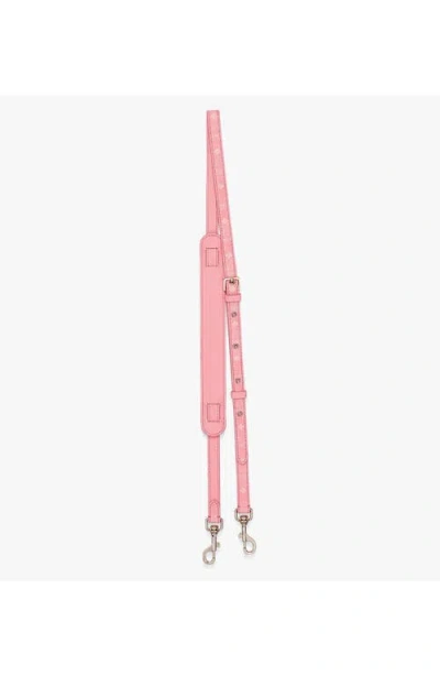 Mcm Aren Buckle Strap In Pink