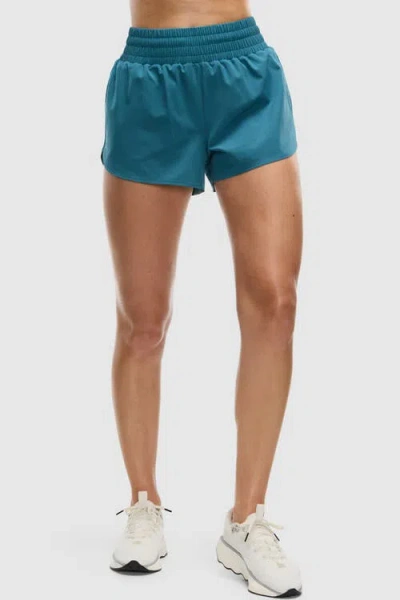 Peloton High Rise 3" Run Short In Blue