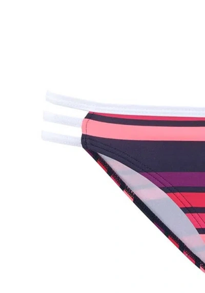 Lascana Strappy Striped Bikini Bottom In Multi