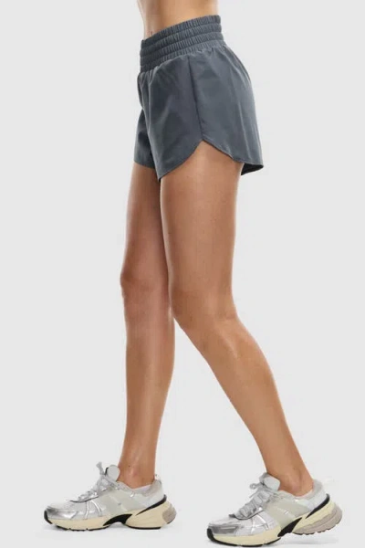 Peloton High Rise 3" Run Short In Gray