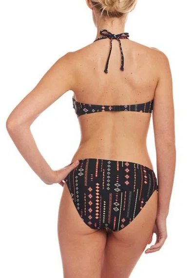 Lascana Pattern Classic Bikini Bottom In Black