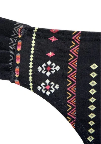 Lascana Pattern Classic Bikini Bottom In Black