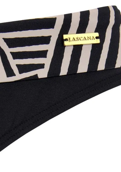 Lascana Geometric Print Fold Over Bikini Bottom In Multi