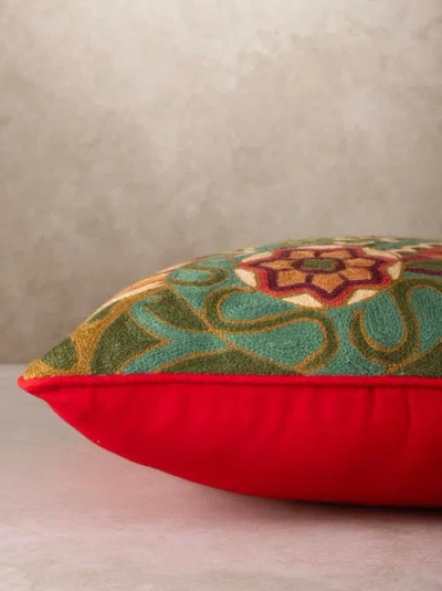 Gauri Kohli Sofia Throw Pillow Cover In Multi