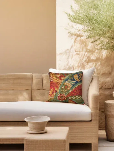 Gauri Kohli Sofia Throw Pillow Cover In Multi