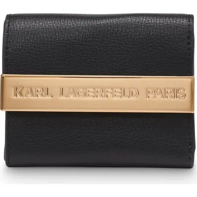 Karl Lagerfeld Jacqueline Bifold Wallet In Burgundy