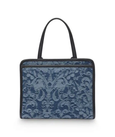 Karl Lagerfeld Maybelle Small Satchel Handbag In Blue