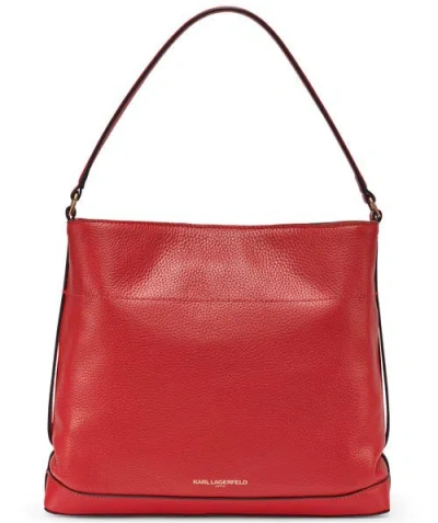 Karl Lagerfeld Paris Gisele Hobo In Red
