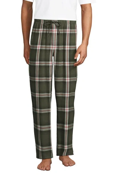 Lands' End Flannel Pajama Pants In Multi