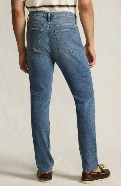 Lands' End Slim Fit Stretch Jeans Washed Black In Blue