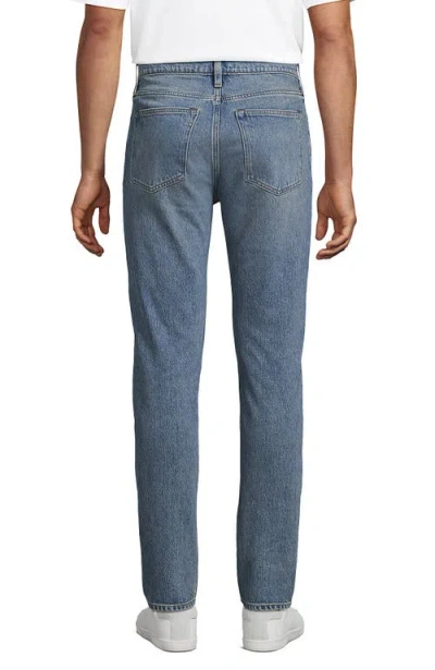 Lands' End Slim Fit Stretch Jeans Washed Black In Blue