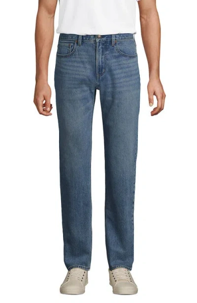 Lands' End Stretch Comfort Waist Classic Fit Jean In Blue