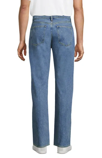 Lands' End Stretch Athletic Fit Jean In Black