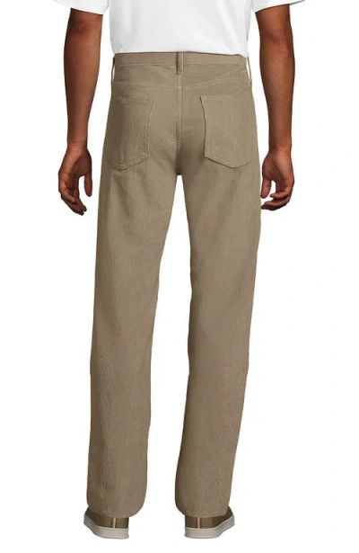 Lands' End Corduroy Comfort Waist Classic Fit 5 Pocket Pant In Brown