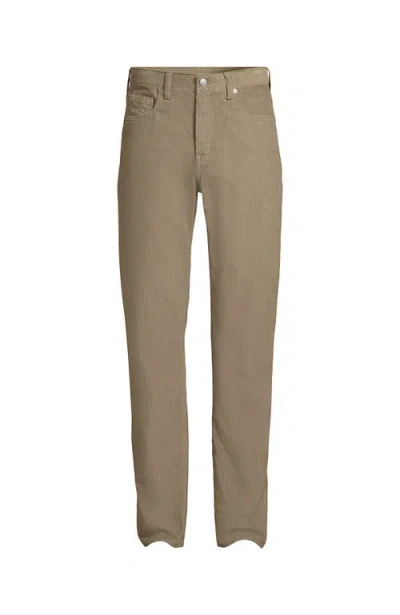 Lands' End Corduroy Comfort Waist Classic Fit 5 Pocket Pant In Brown