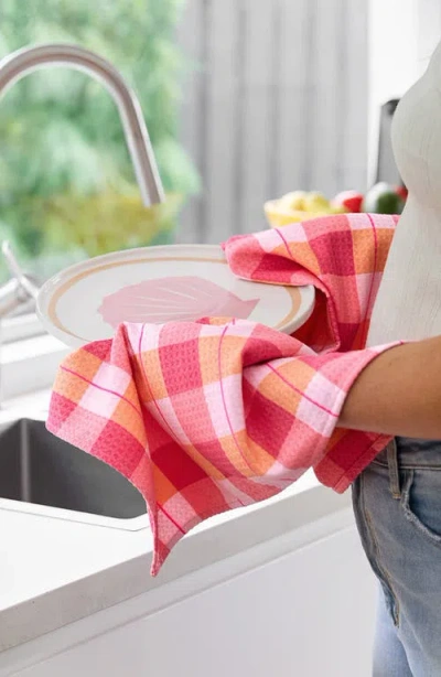 Dock & Bay Tea Towel In Pink