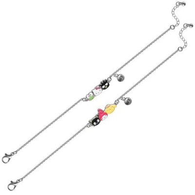 Hello Kitty And Friends Bff Charm Bracelet Set In Metallic