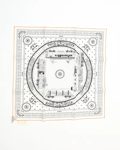 Pre-owned Hermes Hermès 55 Silk Scarf In Multi
