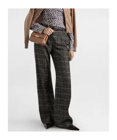 Dolce & Gabbana Check-pattern Trousers In Multi
