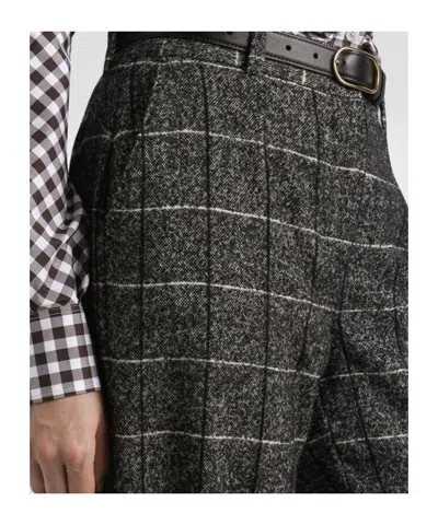 Dolce & Gabbana Check-pattern Trousers In Multi