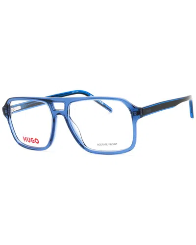 Hugo Boss Men's Hg 1299 55mm Optical Frames In Blue