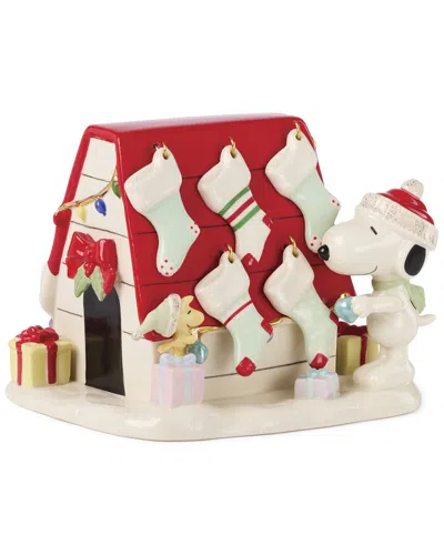 Lenox Snoopy's Christmas Decor For You Figurine In Multi