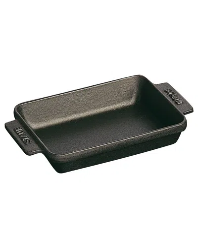 Staub Cast Iron 5.75x4.5in Mini Rectangular Baker In Black
