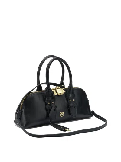 Pinko Small Hand Bag Escape Bag Baguette In Leather In Black