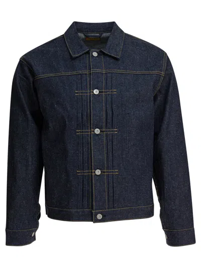Human Made Buttoned Denim Jacket In Blue