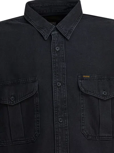 Filson Button-fastening Pocket Shirt In Black