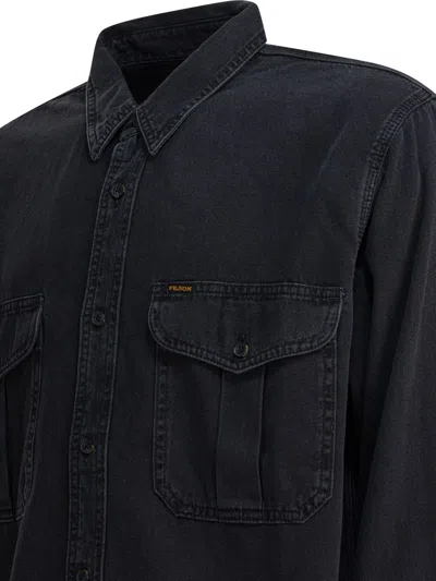 Filson Button-fastening Pocket Shirt In Black
