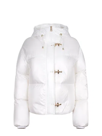 Fay Down Jacket Made Of Nylon In White