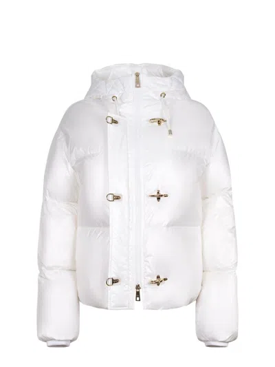 Fay Down Jacket Made Of Nylon In White